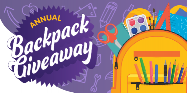 Annual Backpack Giveaway