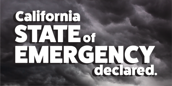 California State of Emergency has been Declared