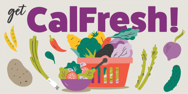 CalFresh! illustration of fruits and vegetables