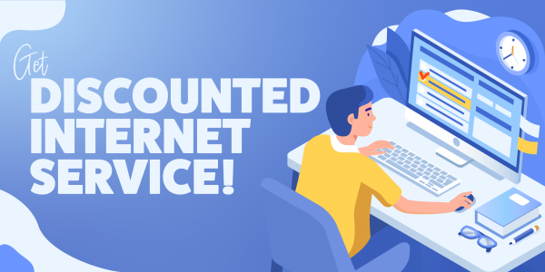Get Discounted Internet Service!