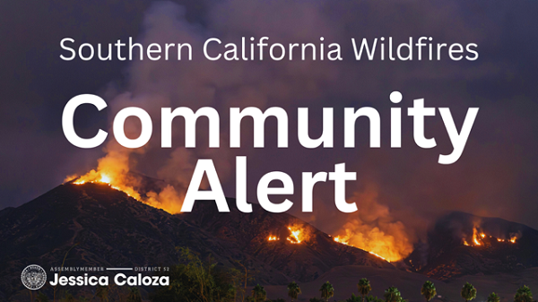 Southern California Wildfires Community Alert