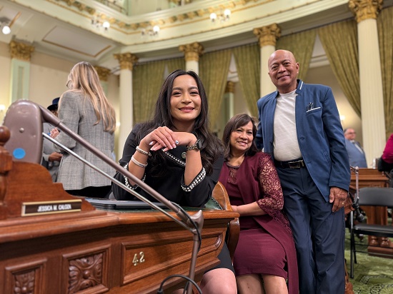 Jessica Caloza swearing-in ceremony