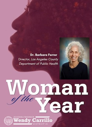 Woman of the Year 2022 Dr. Barbara Ferrer - Director, Los Angeles County Department of Health