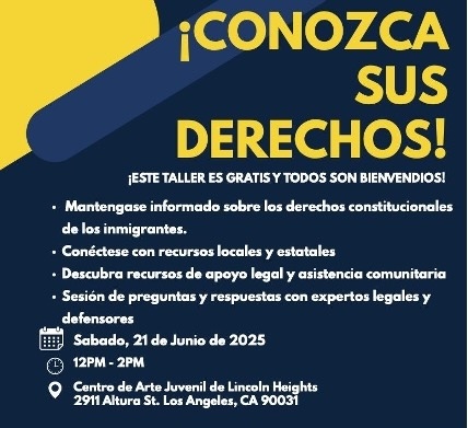 Conozca sus Derechos!