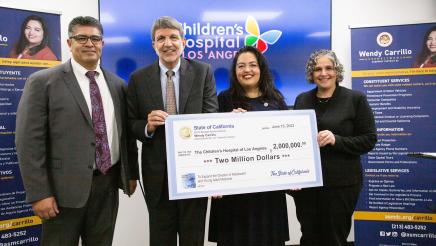Assemblywoman Wendy Carrillo Presents $2 Million in State Funding to Children’s Hospital Los Angeles for Pediatric Research and Clinical Expansion